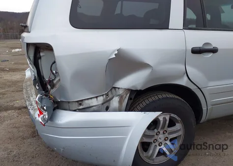 2003 Honda Pilot Ex from USA, damaged, VIN 2HKYF18403H583885